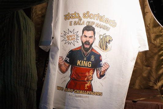 RCB “Namma Bengaluru” Oversized Unisex T-Shirt