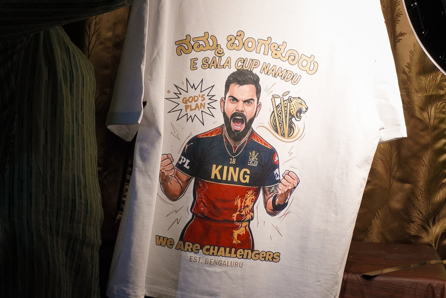 RCB “Namma Bengaluru” Oversized Unisex T-Shirt