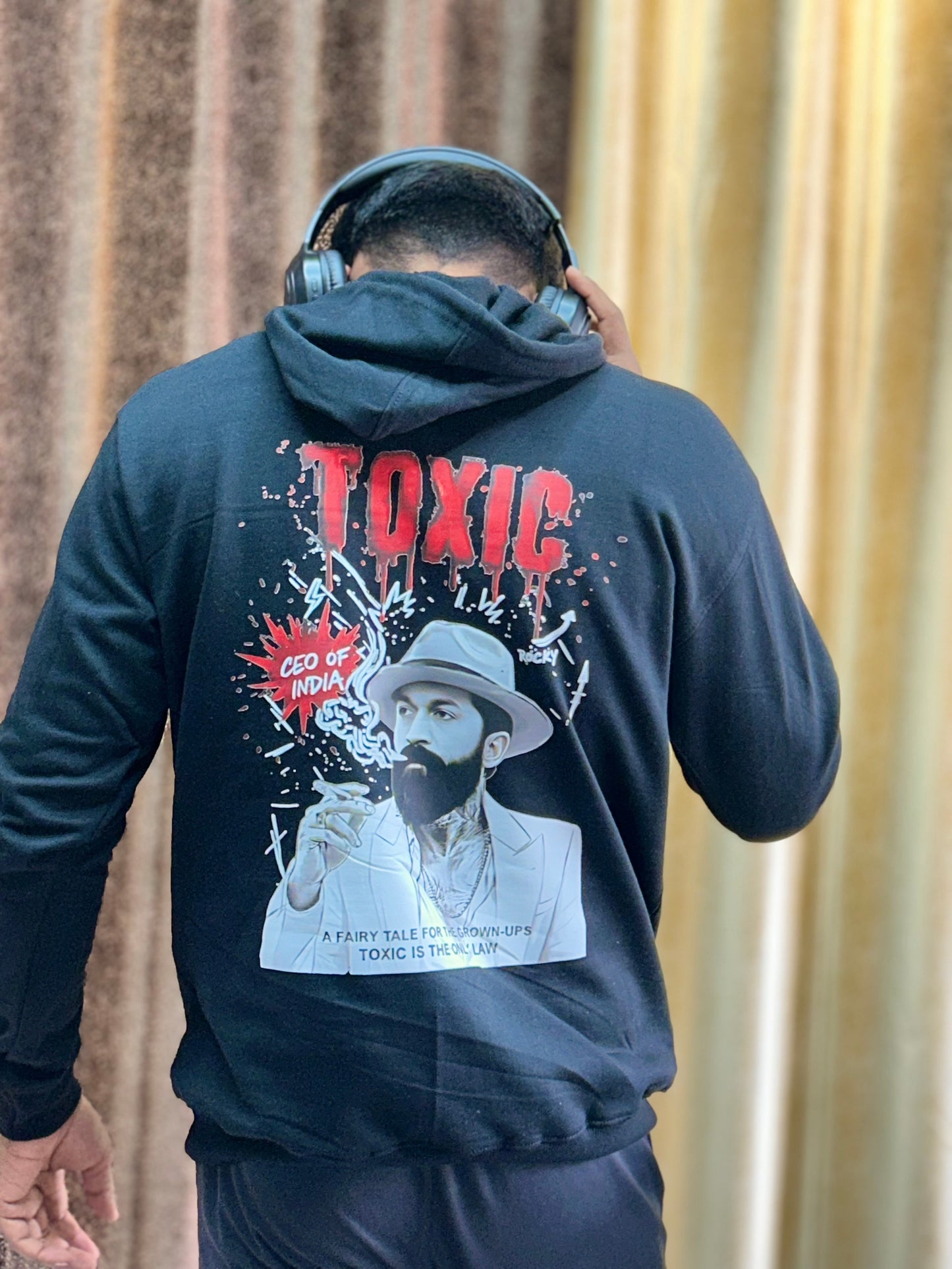 Toxic Black Hoodie