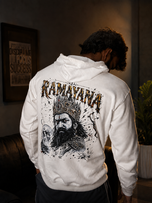 Ravana Premium Hoodie – White