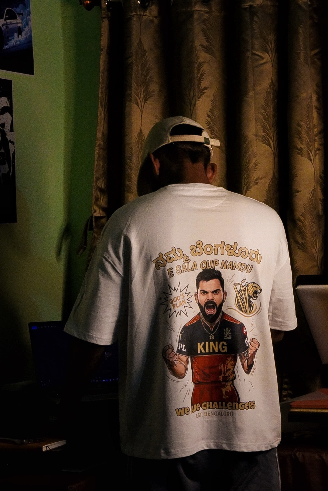 RCB “Namma Bengaluru” Oversized Unisex T-Shirt